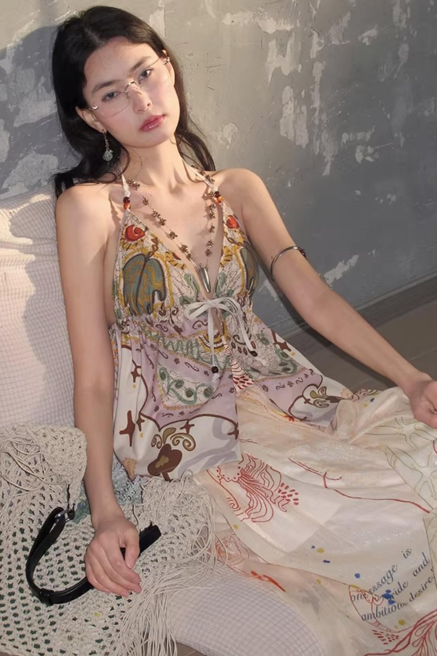 Bohemian Printed Halter Top