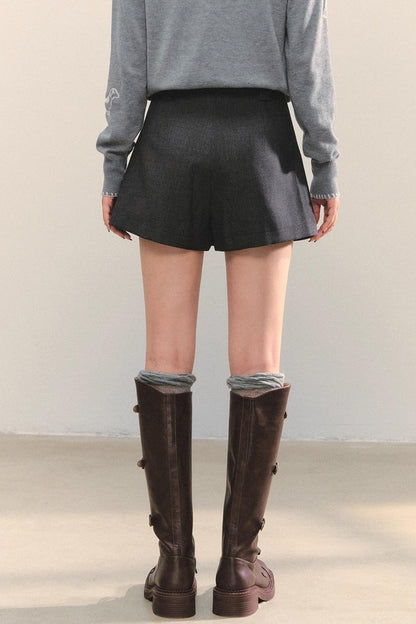 Asymmetrical Denim Jacket Skirt Set-Up