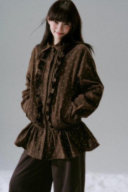 Polka Dot Twill Shirt