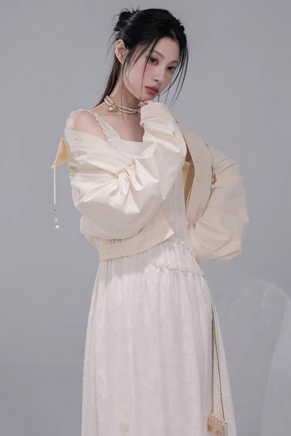 Floral Bud Lace Tank Dress