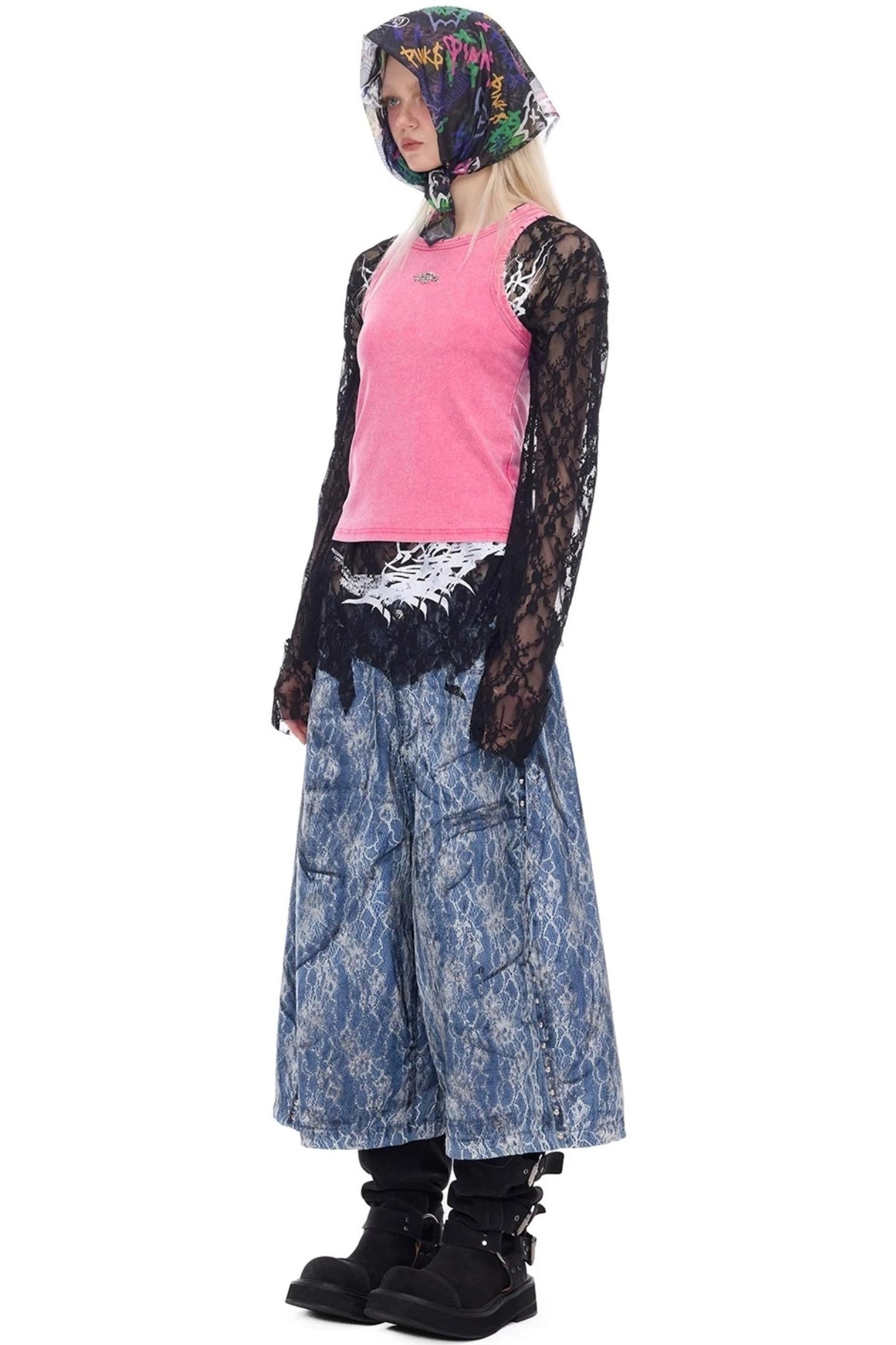 Electric Moon Denim Shorts