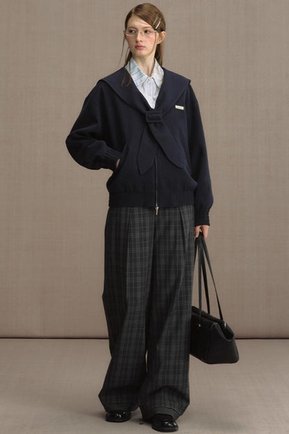 Mariner Navy Cropped Jacket