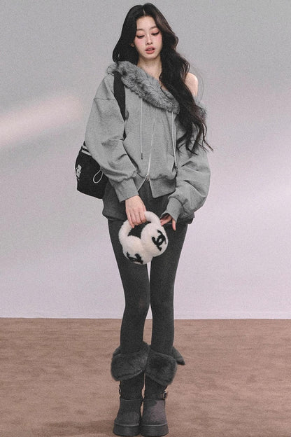 Nordic Winter Top Shorts Two-Piece Set-Up