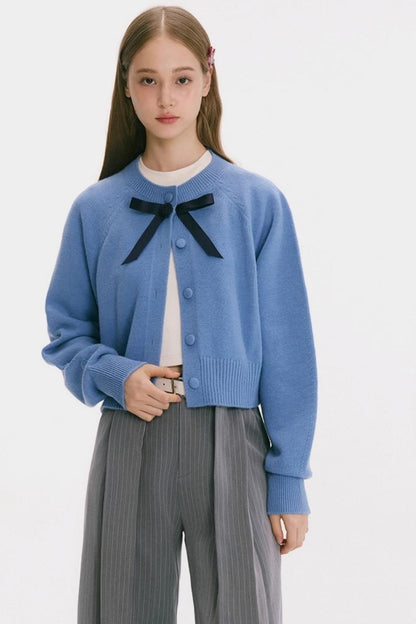 Blueberry Matcha Roll Cardigan