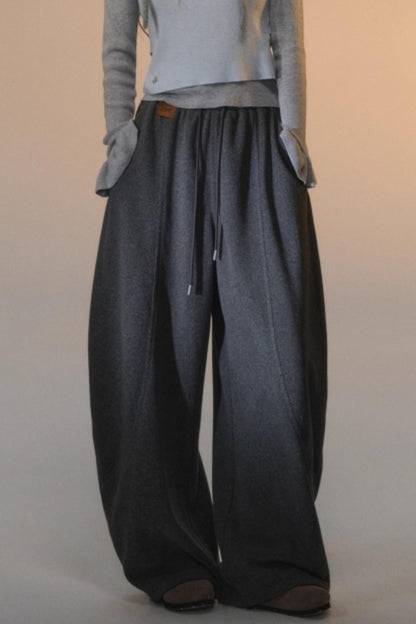 Fleece Scimitar Casual Pants