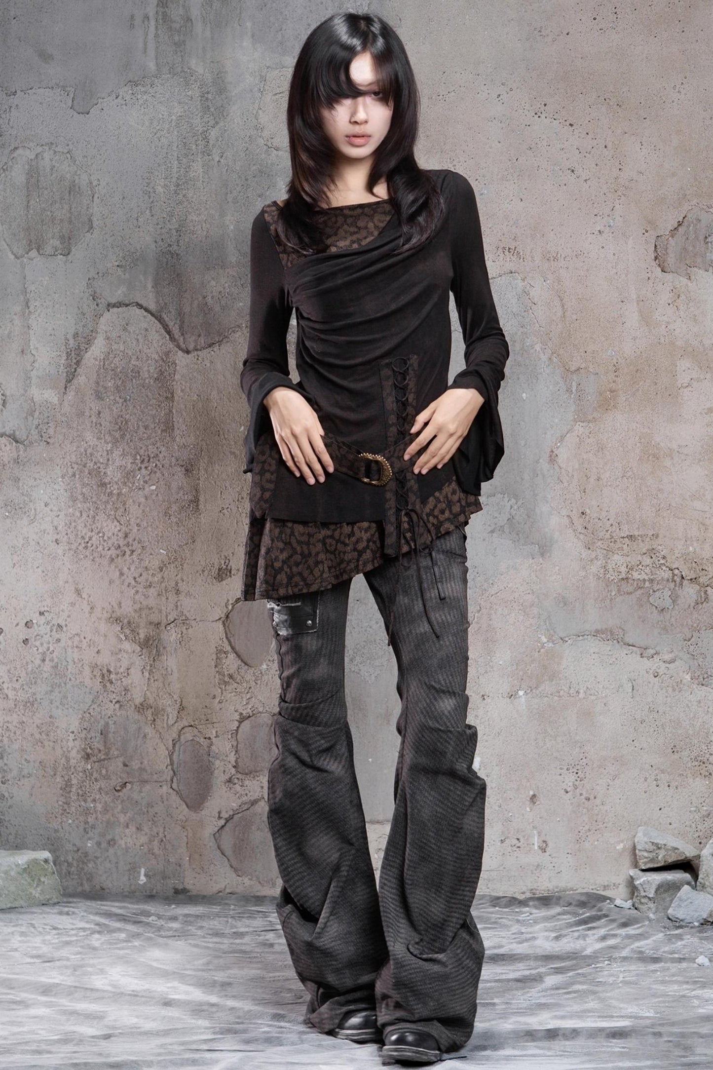 Vintage Patchwork Knitted Top