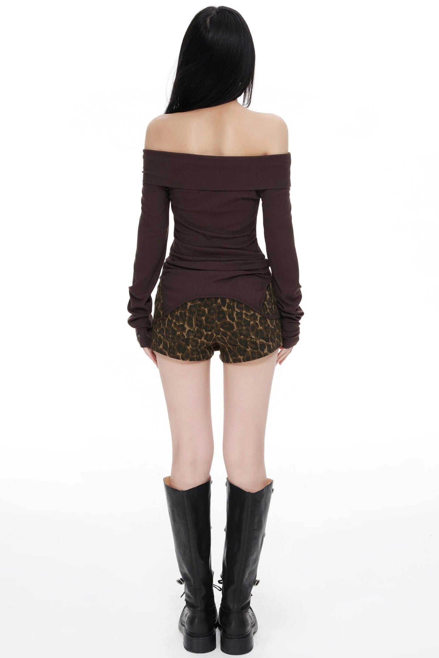 Leopard Cargo Shorts