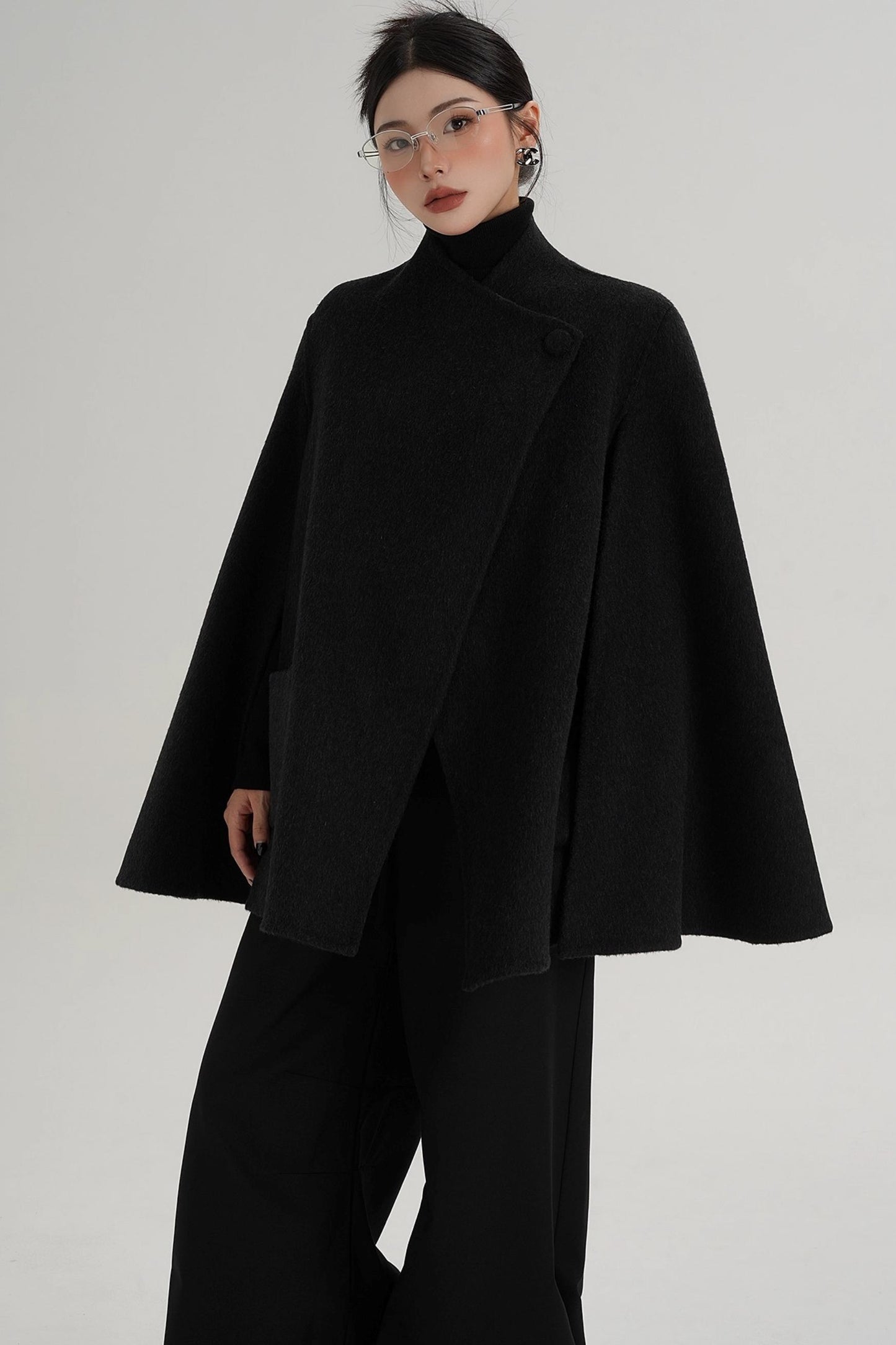 Woolen Cape Coat