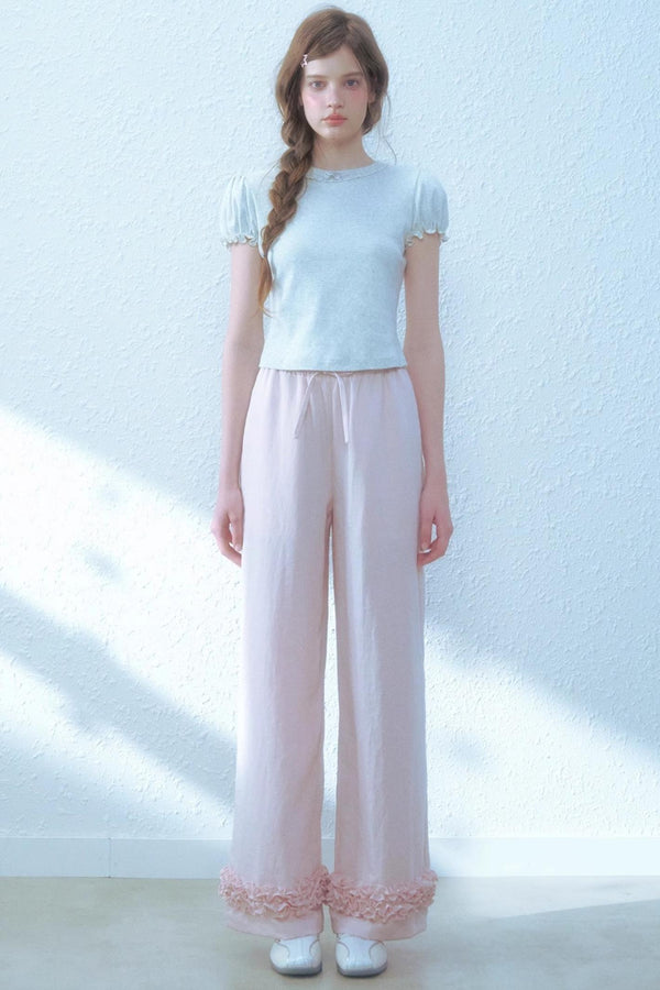 Linen Bow Cami & Lace Set-Up