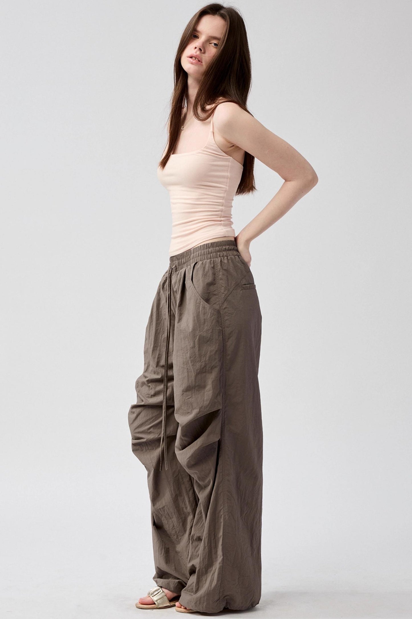 Shaped Drape Bustier Top