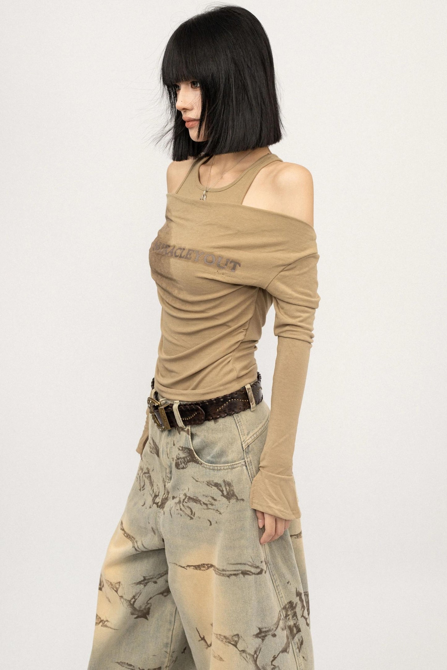 Vintage Spice Girl Black Long Sleeve T-Shirt