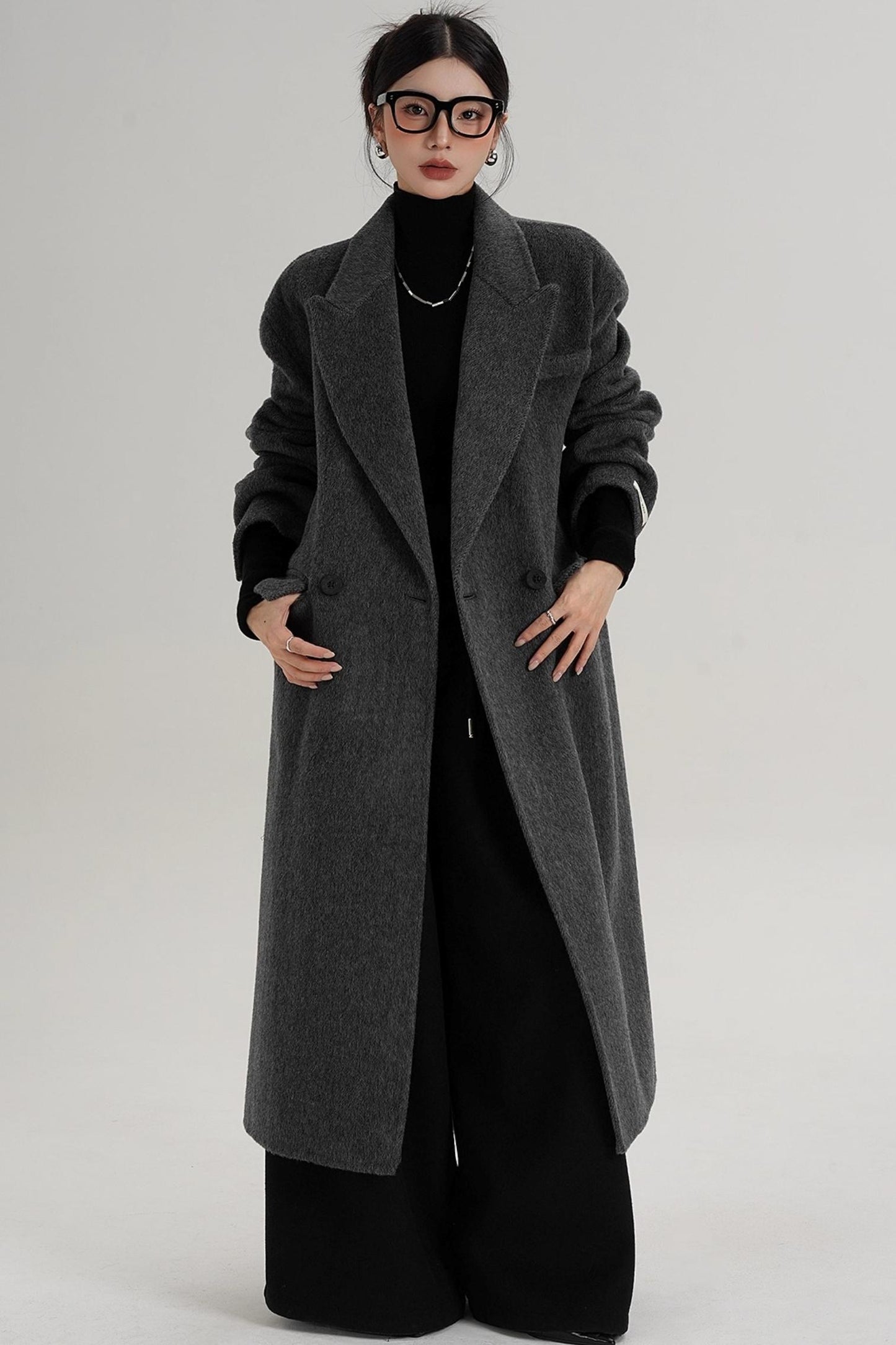 Elegant Long Wool Coat