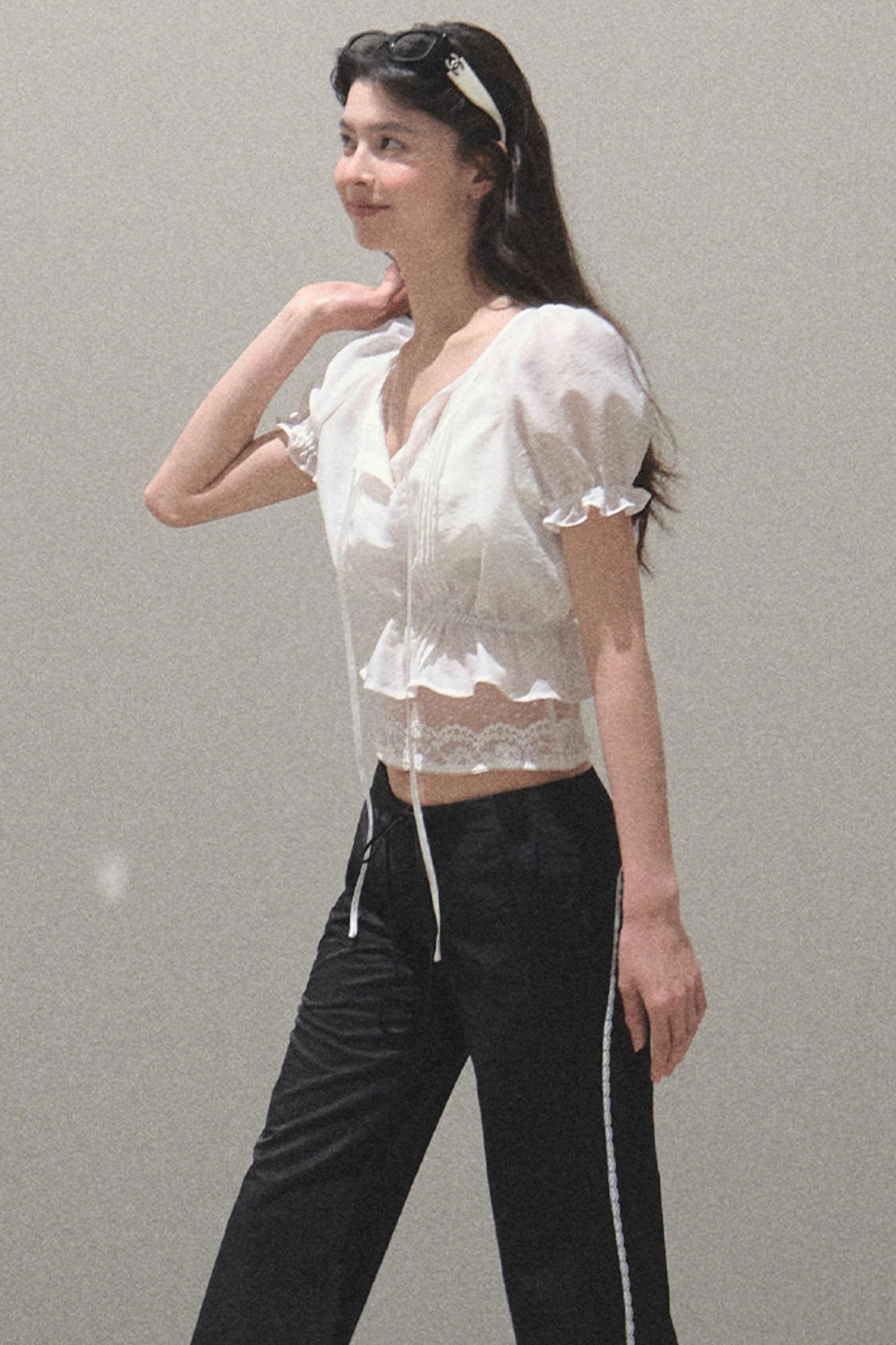 Windfold Bubble Sleeve Shirt