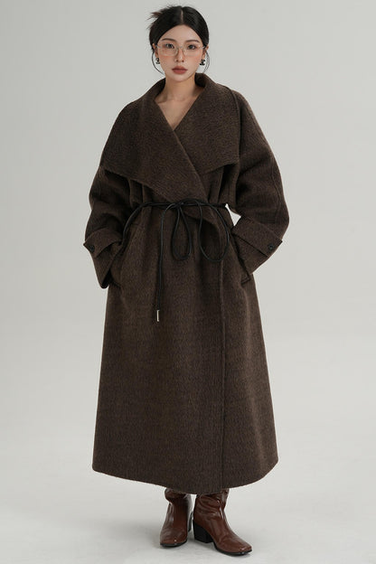 Ultra-High Reversible Wool Coat