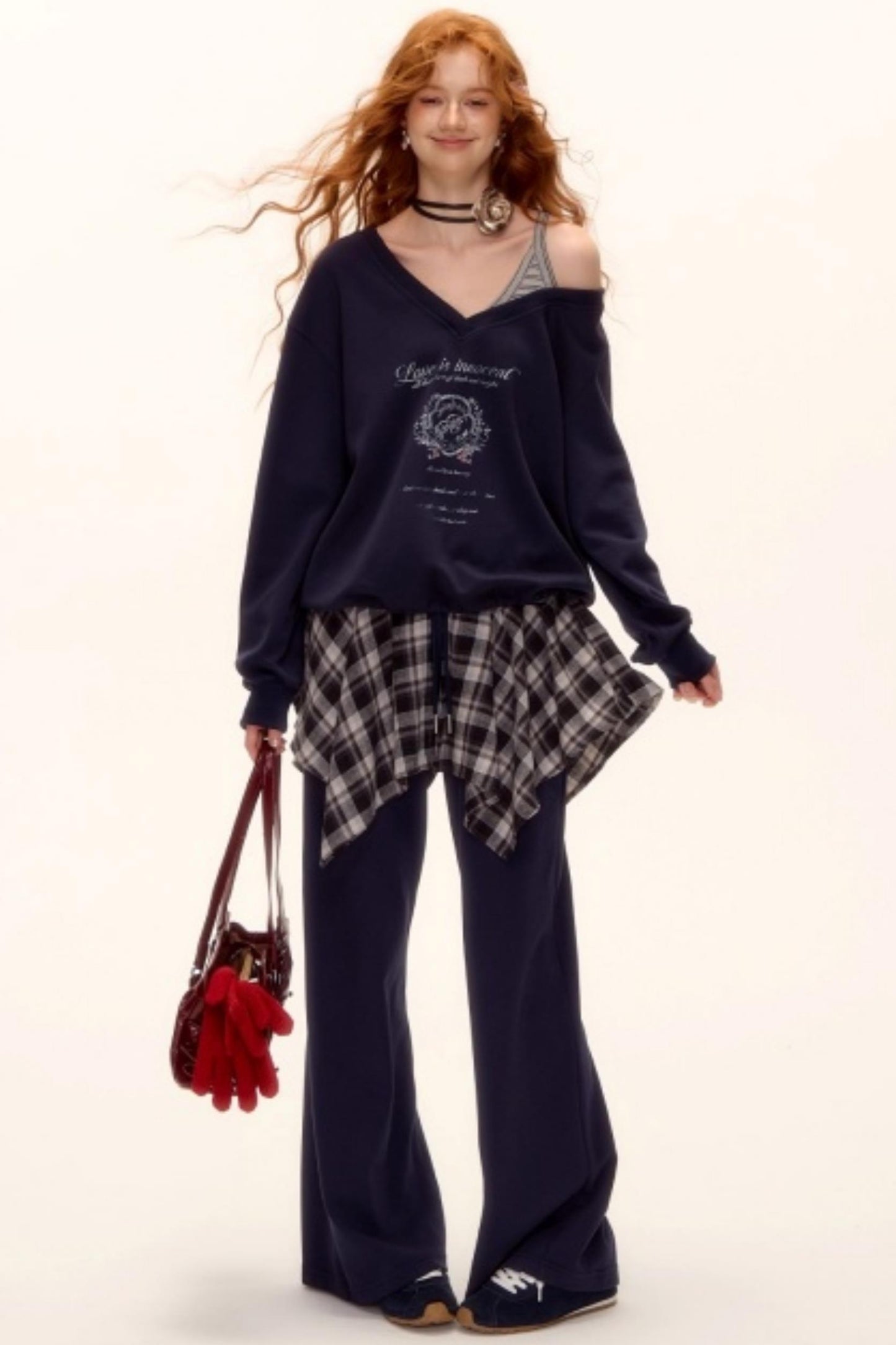 Asymmetrical Striped Patchwork Set-Up