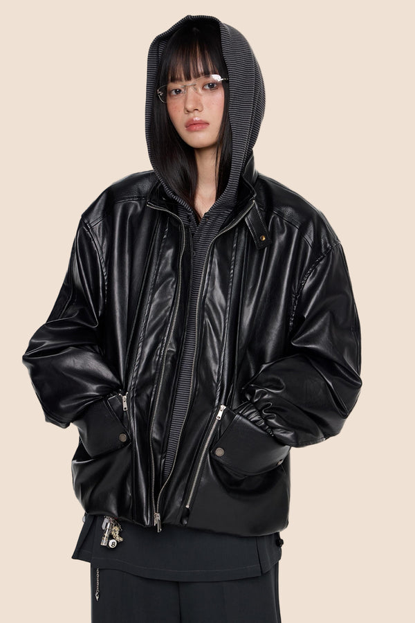 Autumn Vintage PU Leather Jacket