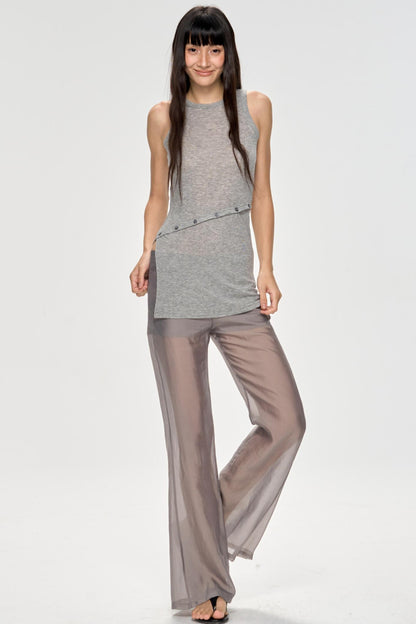 Summer Chic Tencel Wool Vest