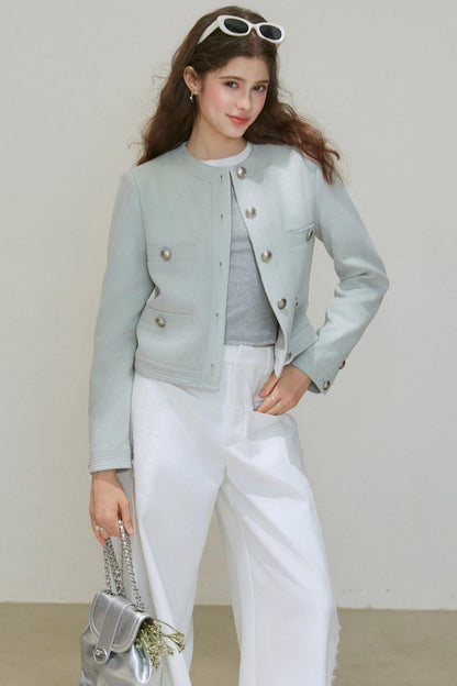 Autumn Suede Short Jacket