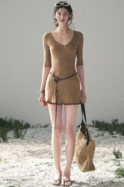 Amber Memories Knit Dress Set