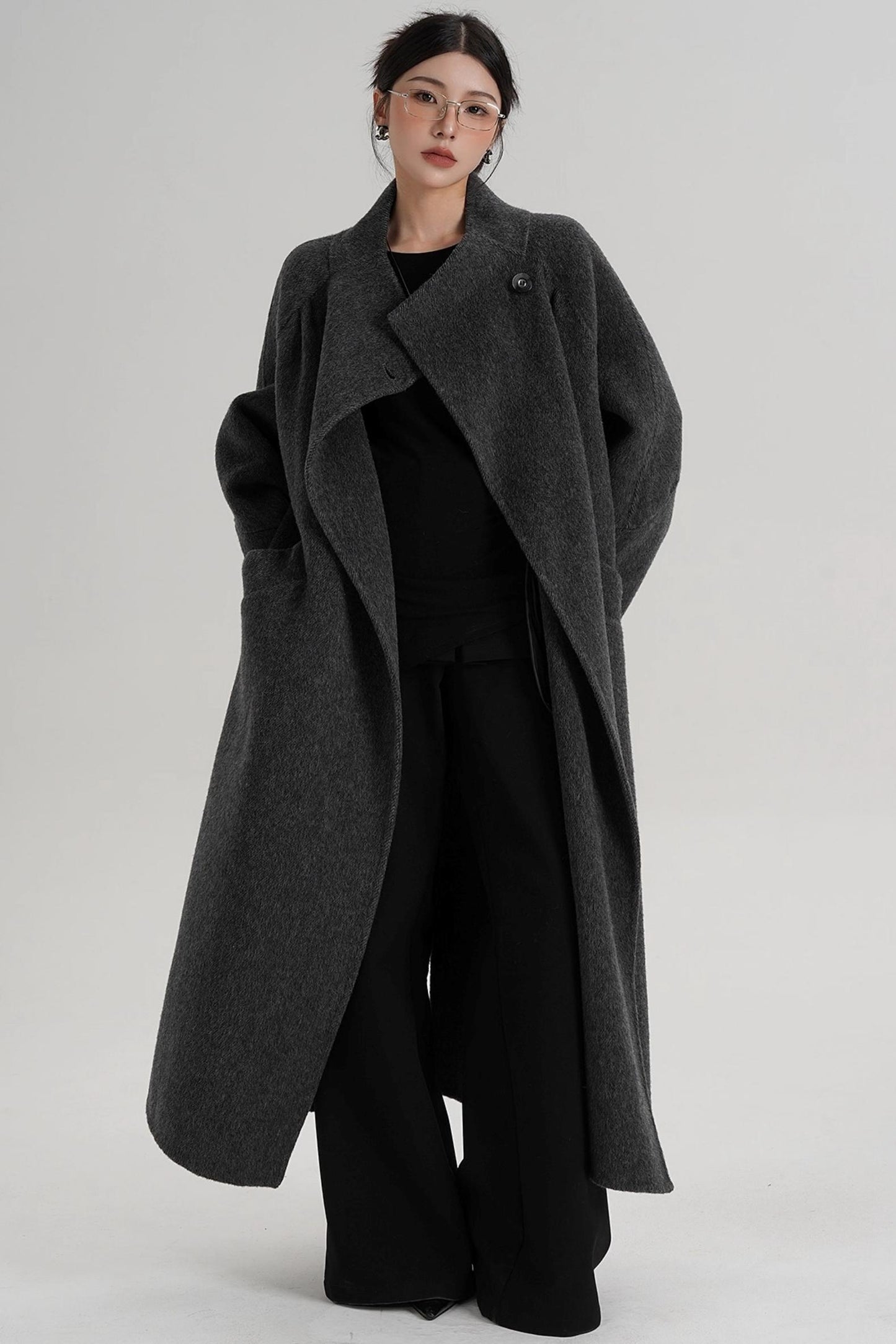 Elegant Wool Reversible Jacket