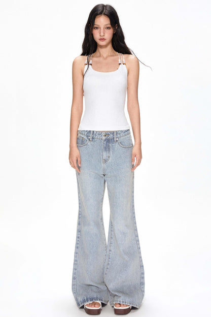 Pink Beaded Camisole