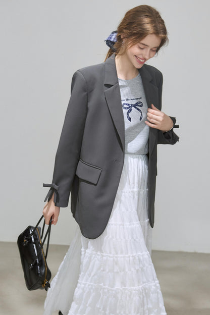 Gray Womens Blazer