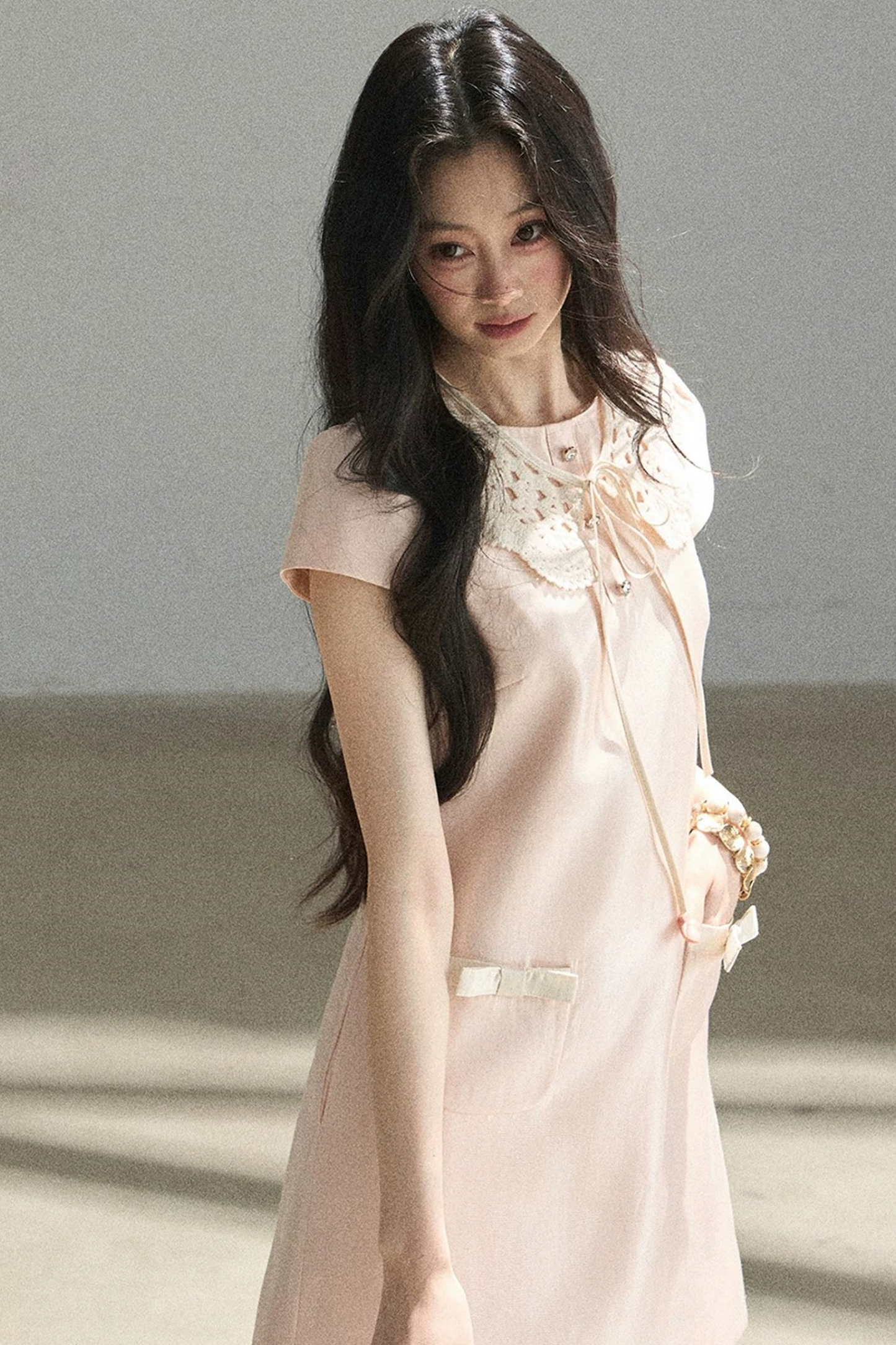 Youthful Shimmer Lace Dress