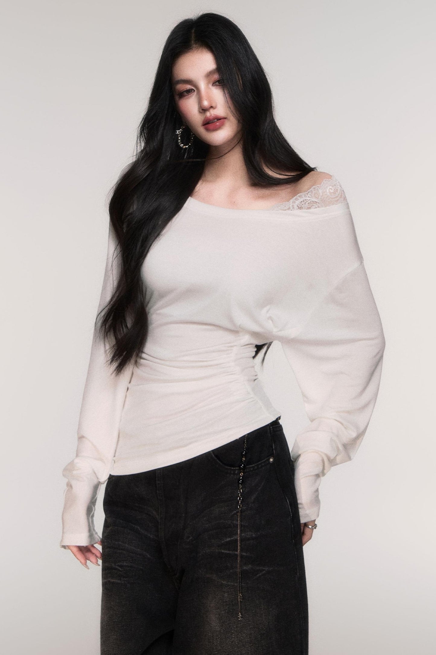 Lazy Sophisticated Lace Top