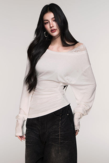 Lazy Sophisticated Lace Top