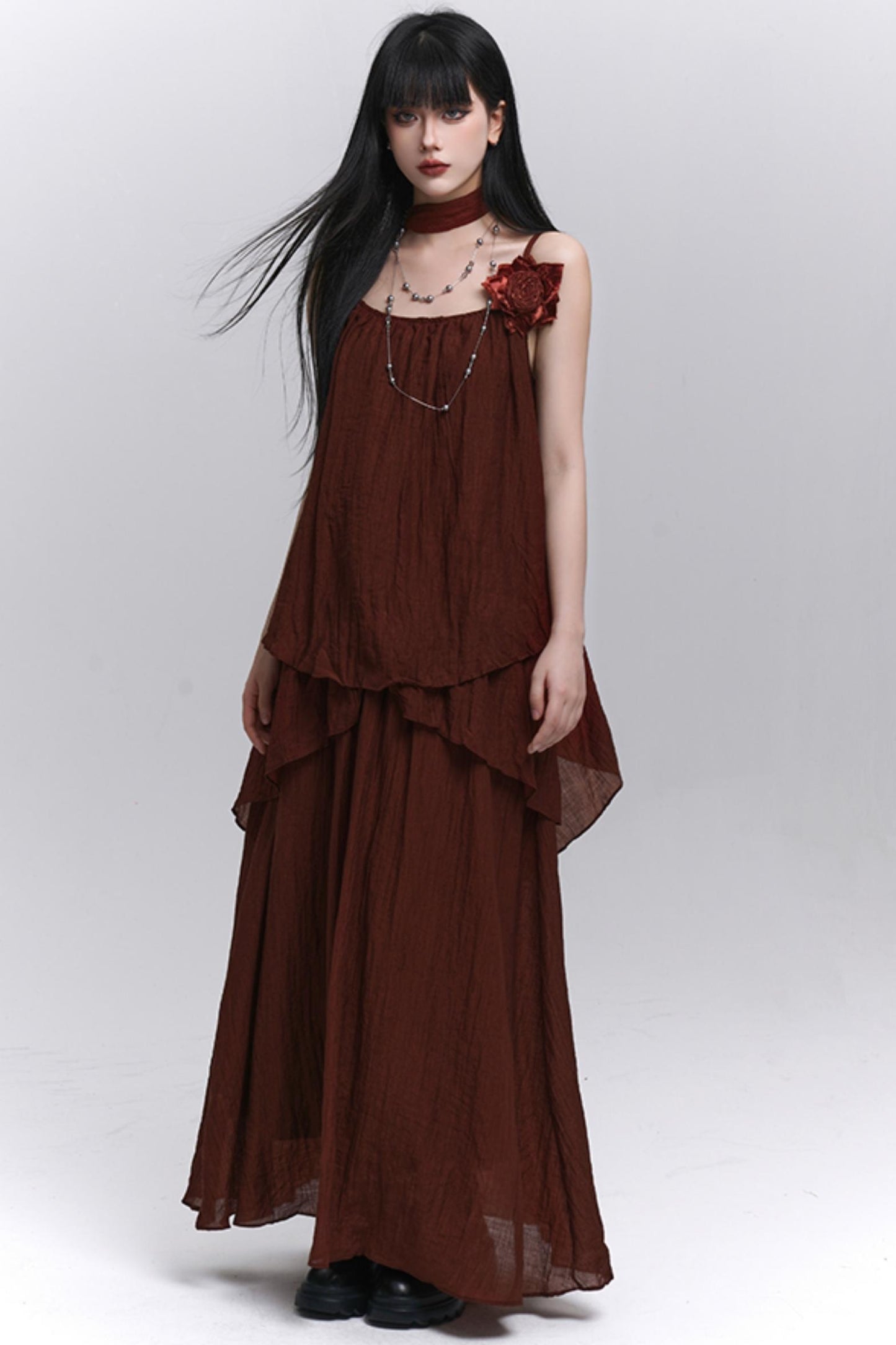 Chic Pink Skirt Top Set-Up