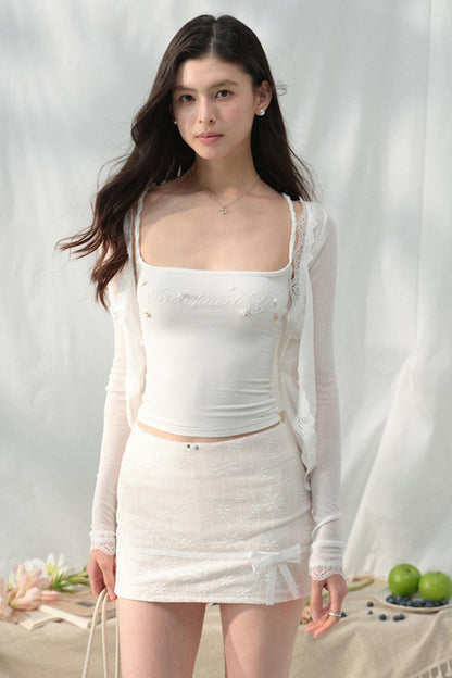 White Lycra Camisole