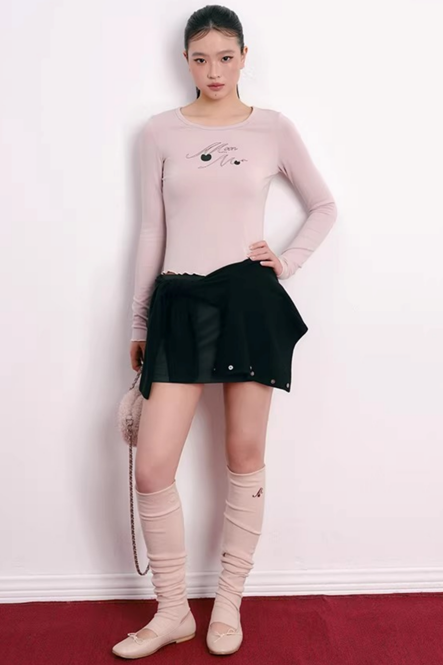 Space Layered Ankle-Covering Socks