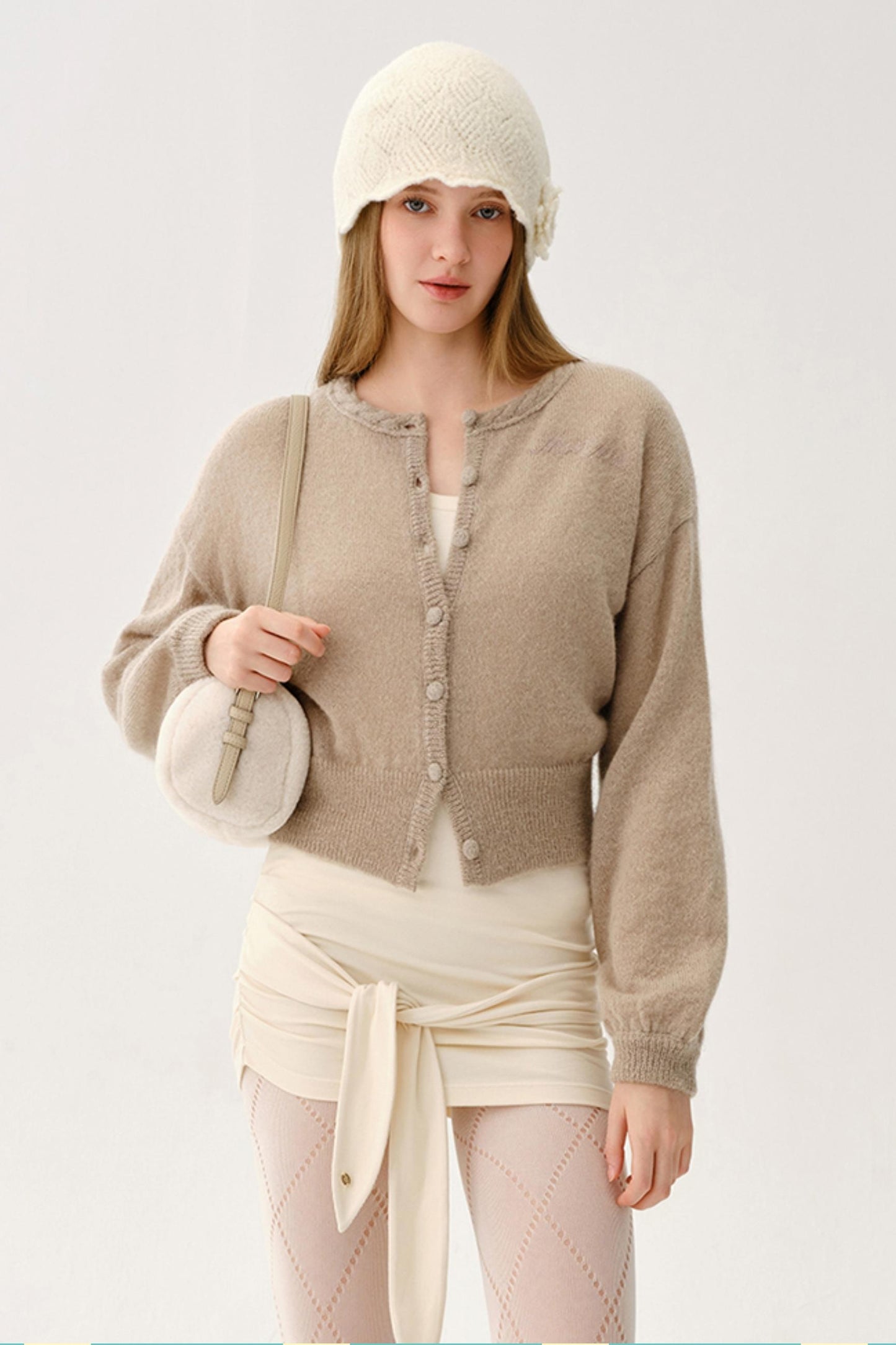 Romantic Spectrum Snowflake Wool Hat