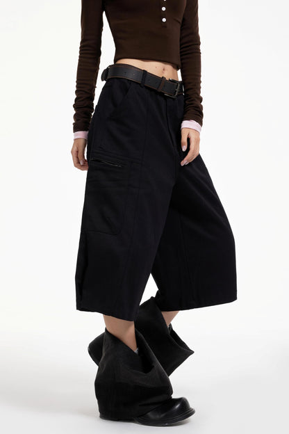 Black Wide-Leg Pants