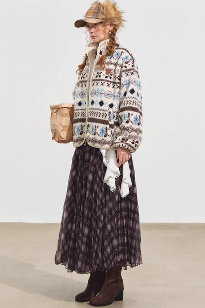 Polar Fleece Jacquard Jacket Set-Up