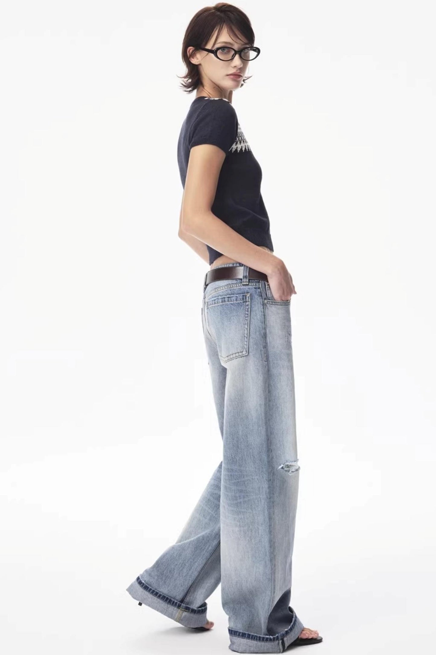 Wool Fair Isle Knit Set-Up