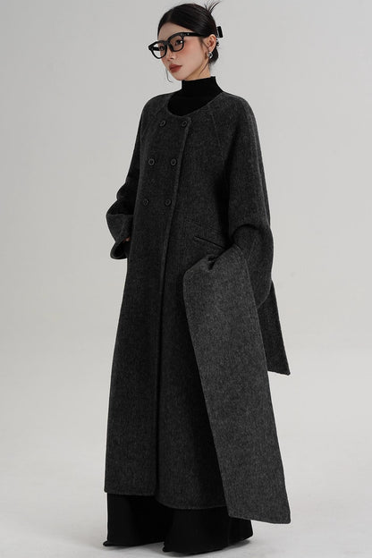 Reversible Woolen Wool Coat