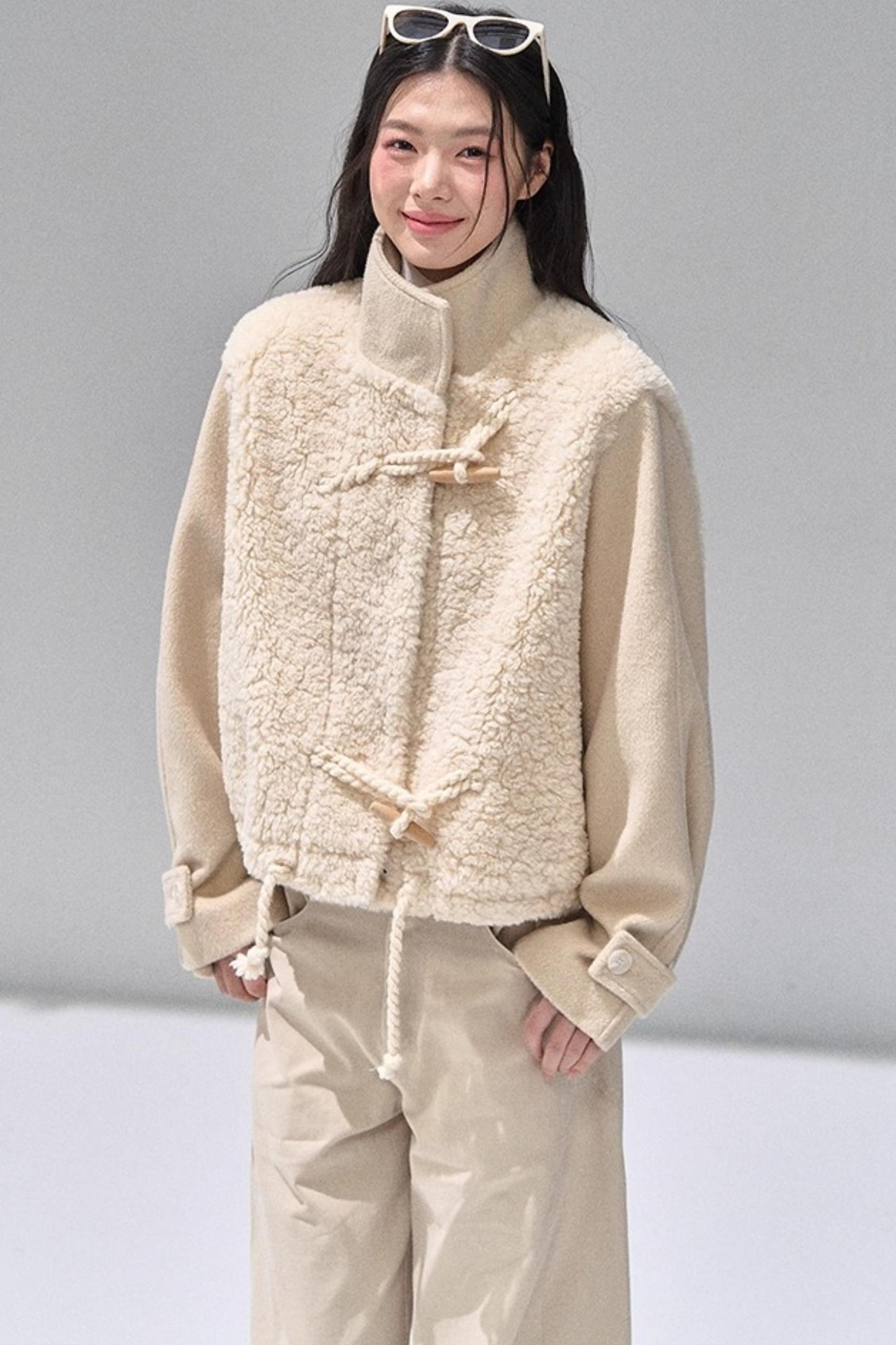 Toggle Button Woolen Coat