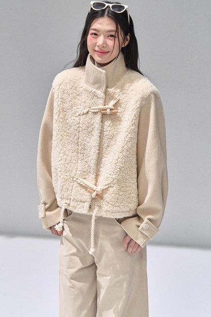 Toggle Button Woolen Coat