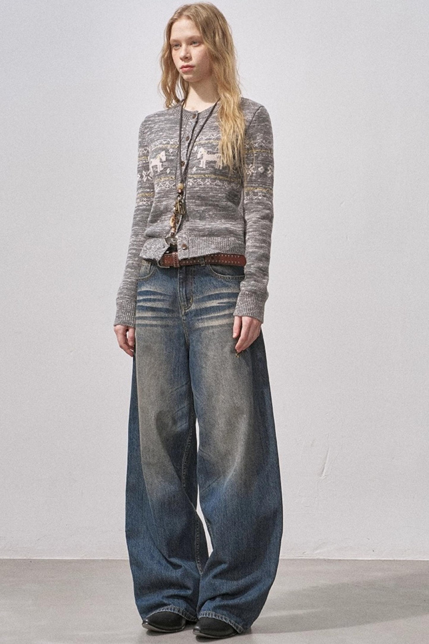 Seamless Whiskered Vintage Jeans