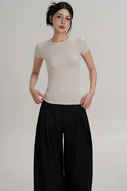 Elegant Wool Slim Sweater