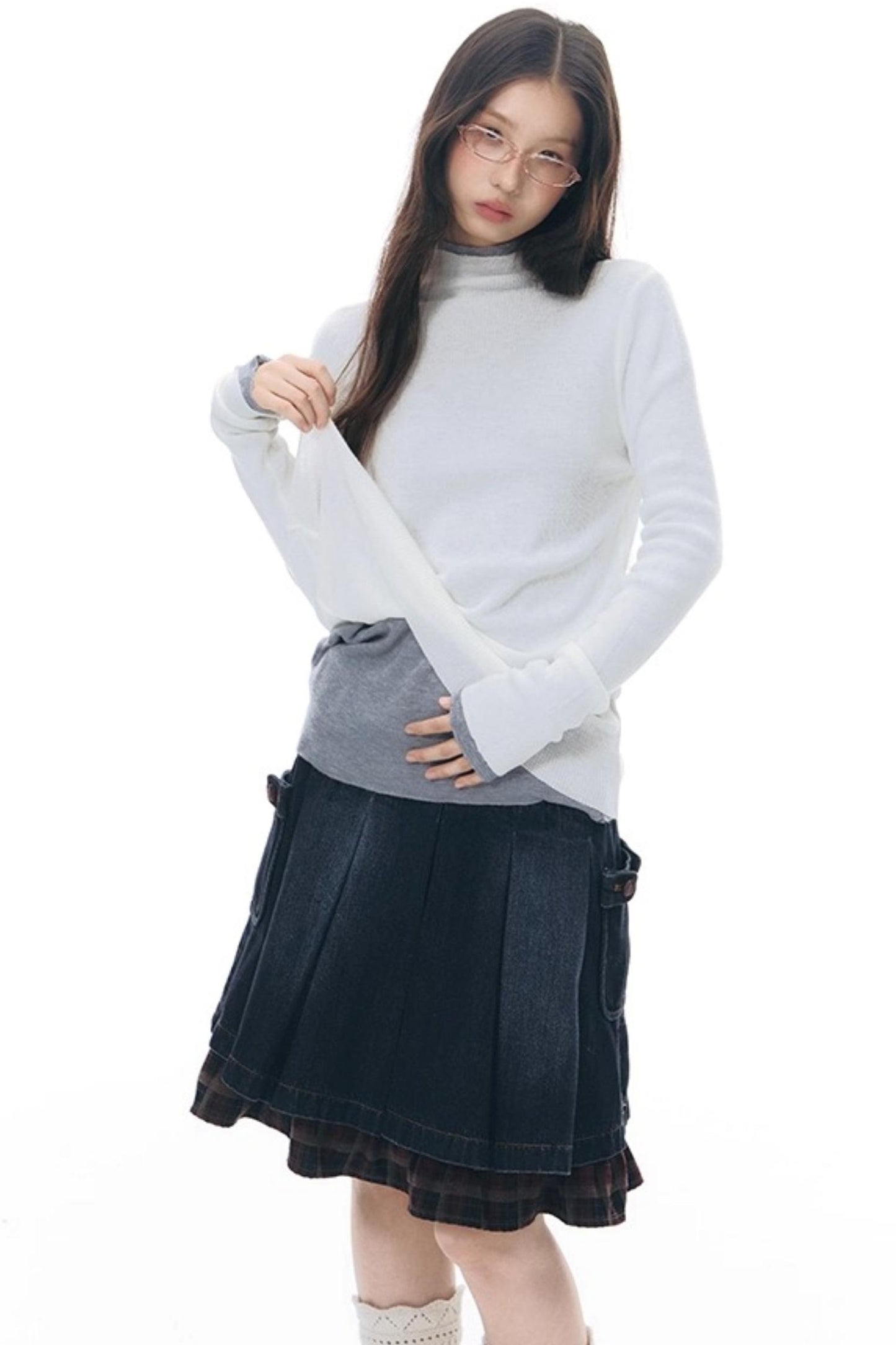 Solid Color Knitted Top