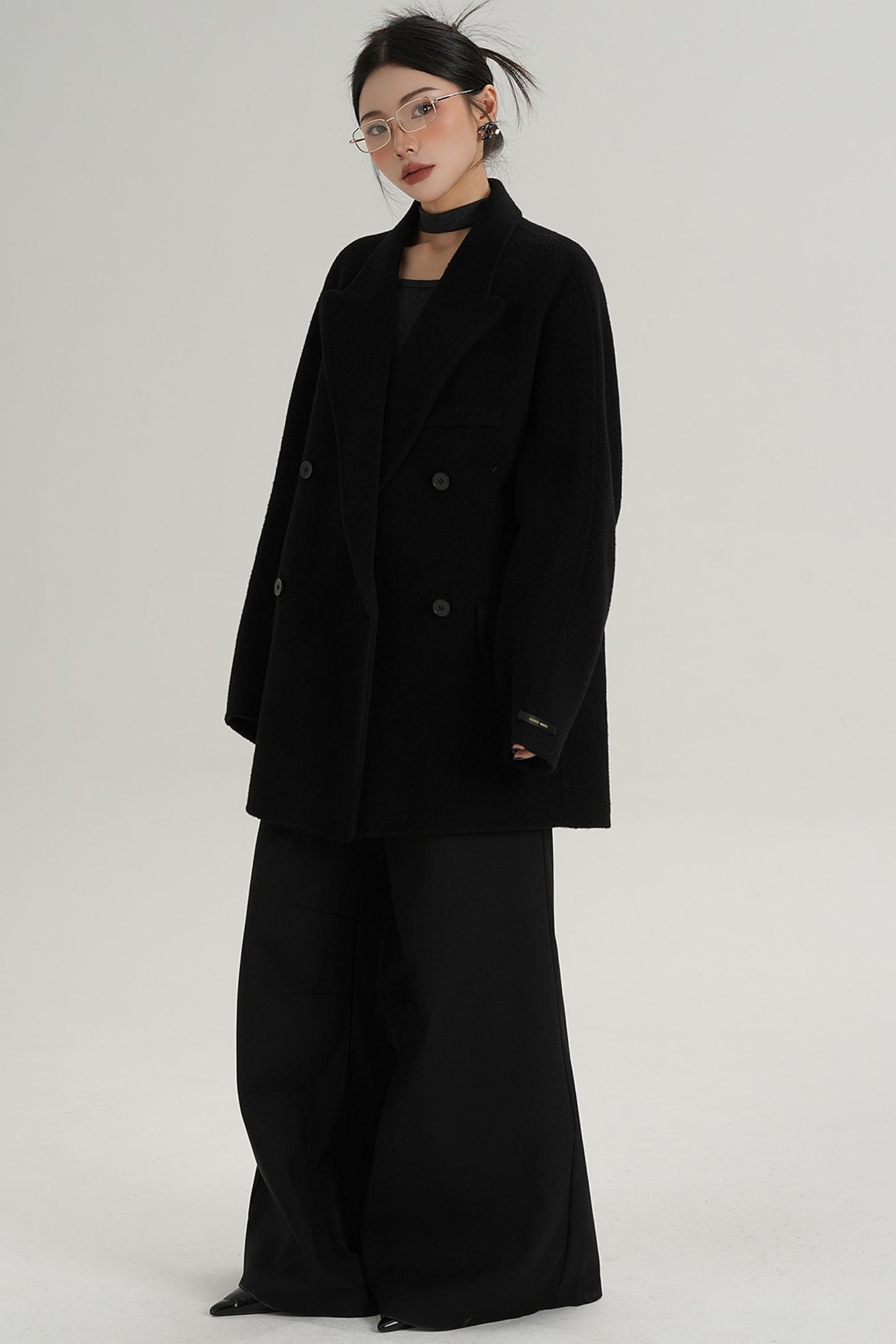 Woolen Elegance Long Coat