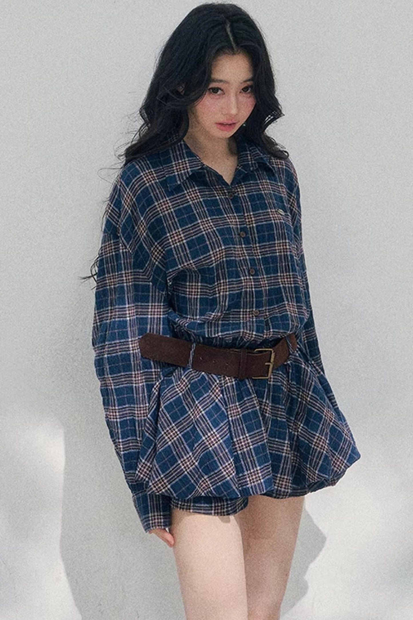 Rain Marks Plaid Dress Set
