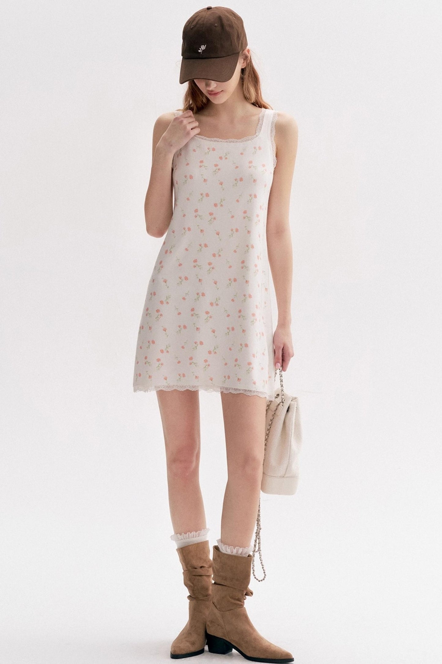 Daisy Whisper Knit Vest Dress