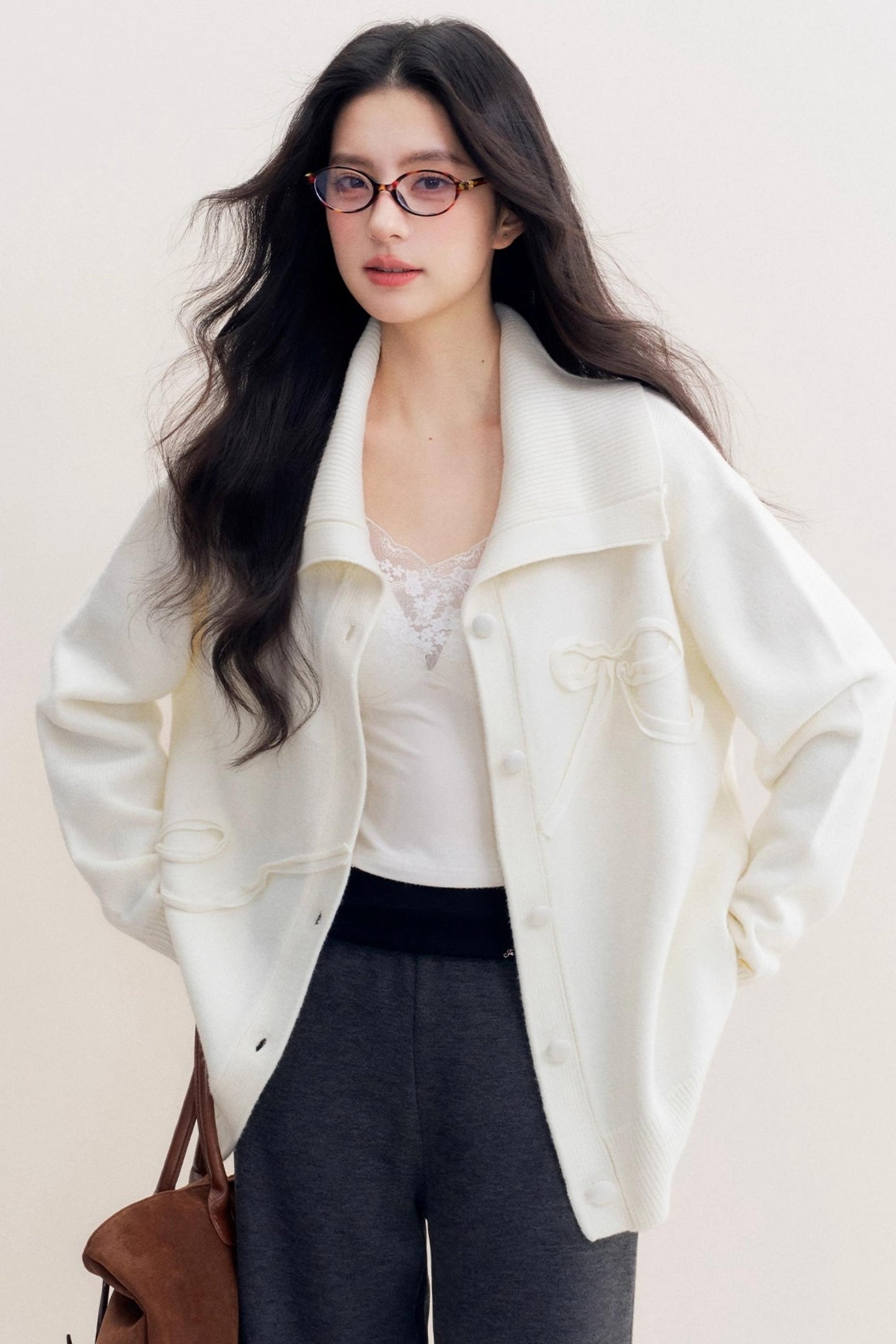 Lazy Sheep Wool Knit Cardigan