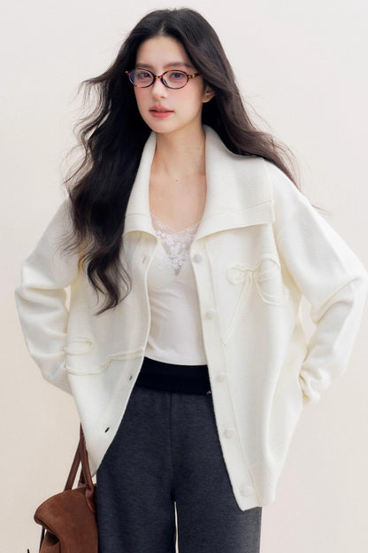 Lazy Sheep Wool Knit Cardigan