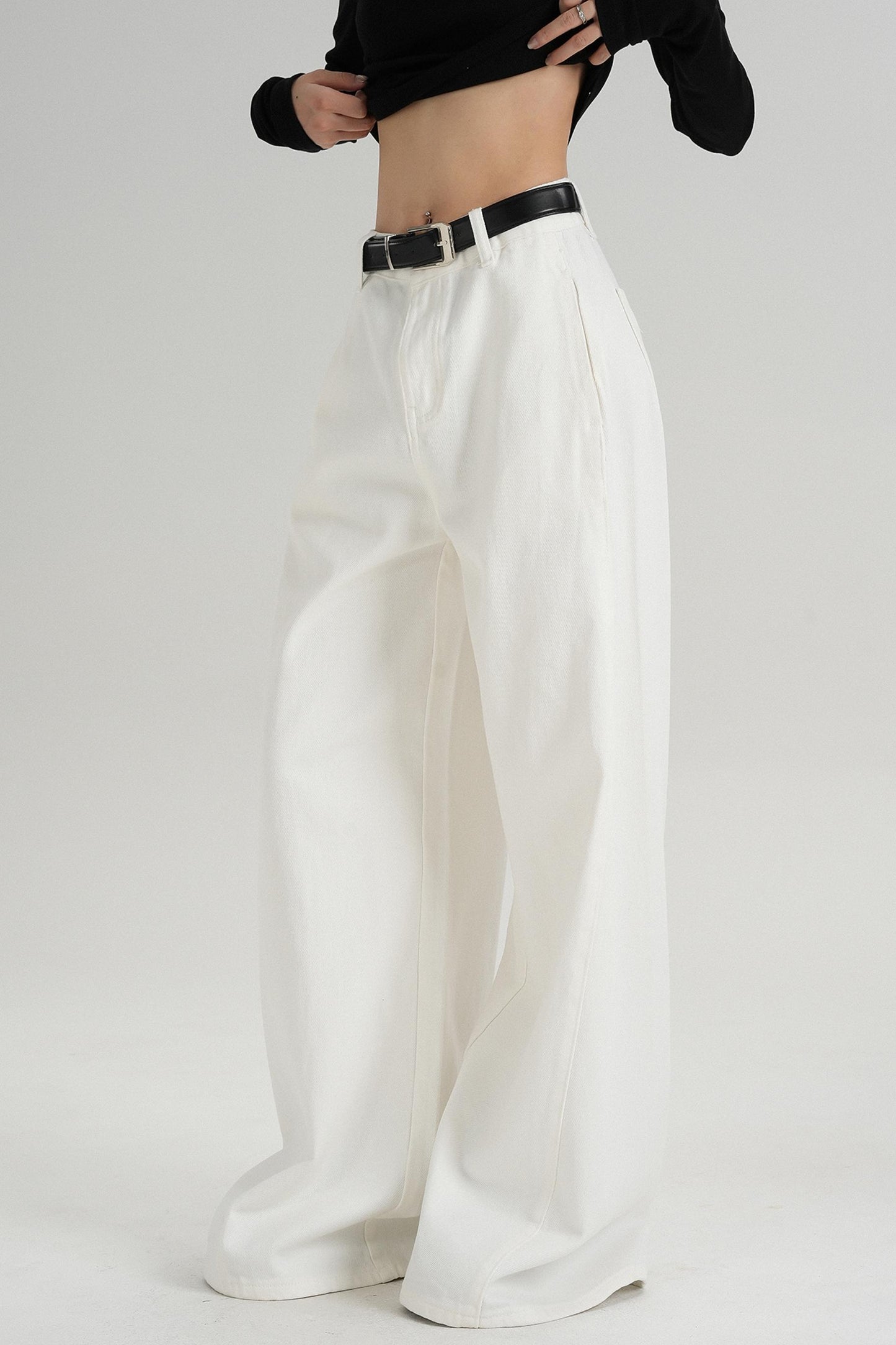 Floor-length Wide-leg Pants