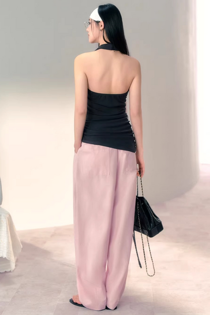 Airy Pleated Balloon Pants