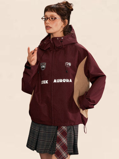 Retro Contrast Outdoor Jacket